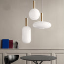 Suspension moderne avec différentes formes en verre Charlise