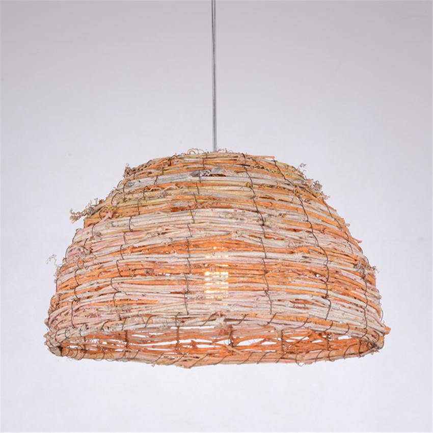 Suspension demi boule en bambou Teahouse - vue 4 sur 5