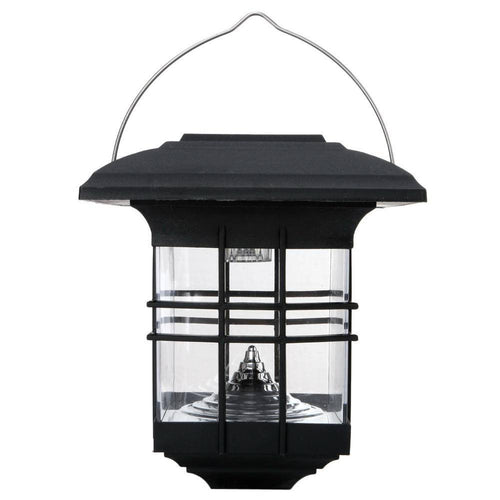Lanterne extérieur LED verre et métal Hanging