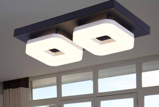 Plafonnier moderne à LED PVC - vue 3 sur 8