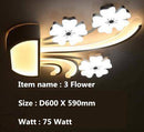Plafonnier LED en forme de fleurs