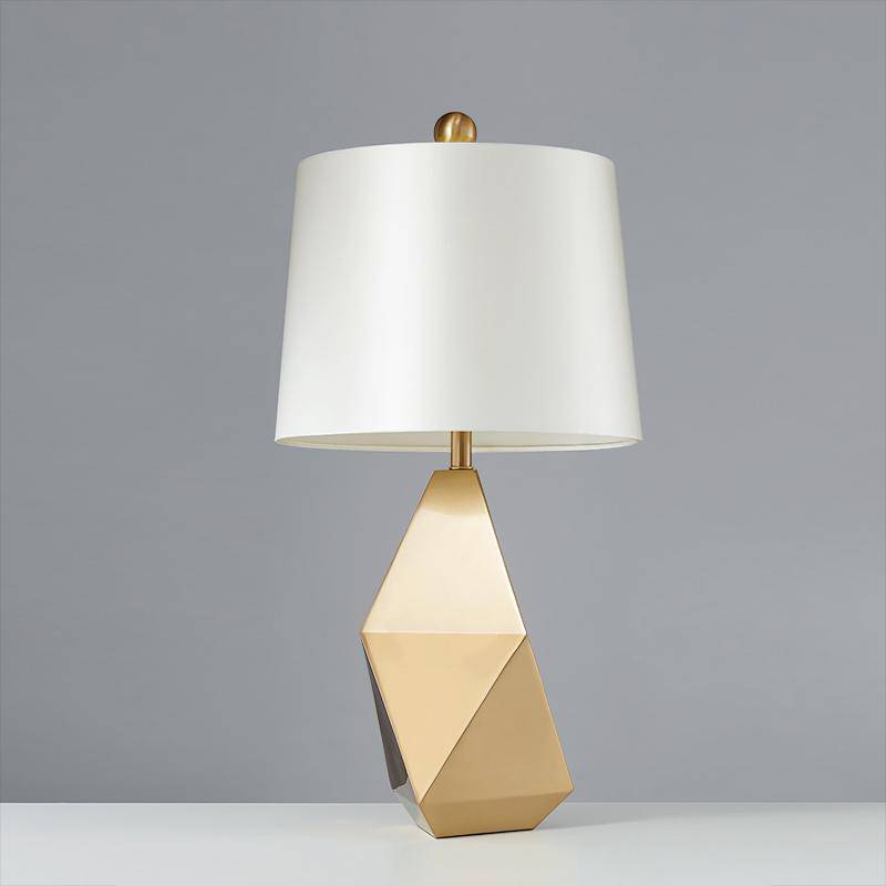 Lampe de chevet design doré géométrique Brand - vue 3 sur 6
