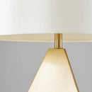 Lampe de chevet design doré géométrique Brand
