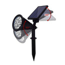 Spot 7 LED extérieur solaire à lumière colorée