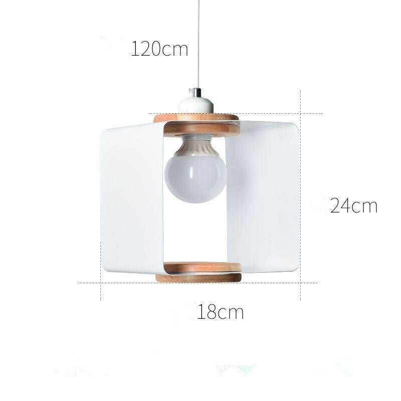 Suspension design cube ouvert de couleur Hand