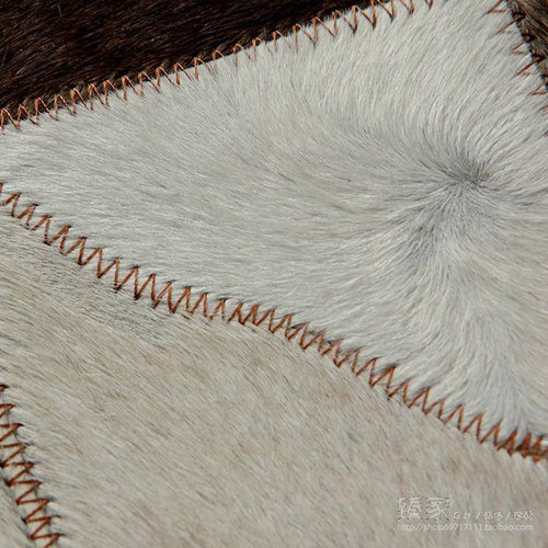 Tapis design rectangle scandinave aux triangles marrons Luxury