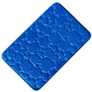 Tapis de bain rectangle coloré à figure en relief Confortable