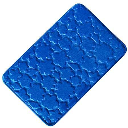 Tapis de bain rectangle coloré à figure en relief Confortable