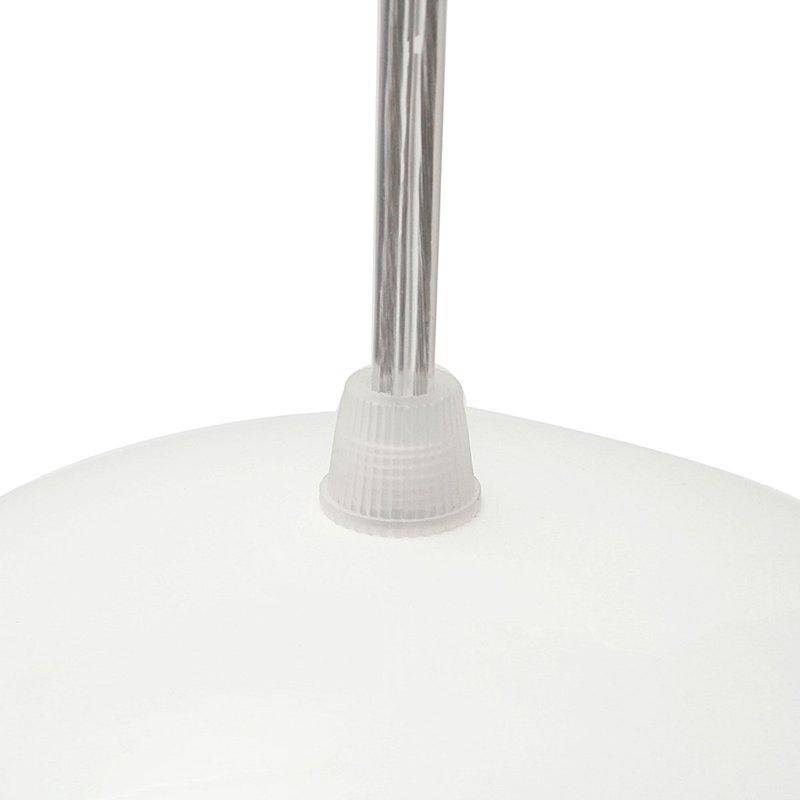 Suspension boule blanche et intérieur coloré Eggshell