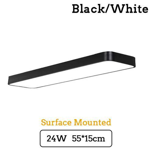 Plafonnier LED carré et bord arrondis Surface - vue 19 sur 24