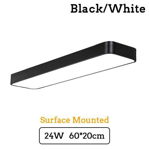 Plafonnier LED carré et bord arrondis Surface - vue 13 sur 24