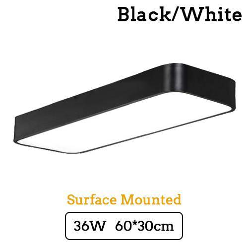 Plafonnier LED carré et bord arrondis Surface - vue 14 sur 24