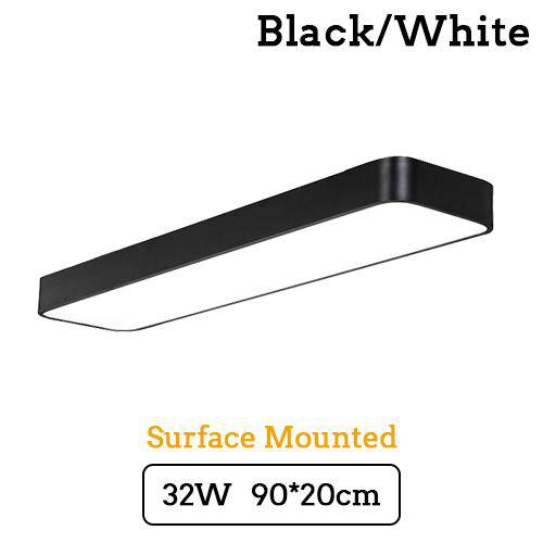 Plafonnier LED carré et bord arrondis Surface - vue 6 sur 24