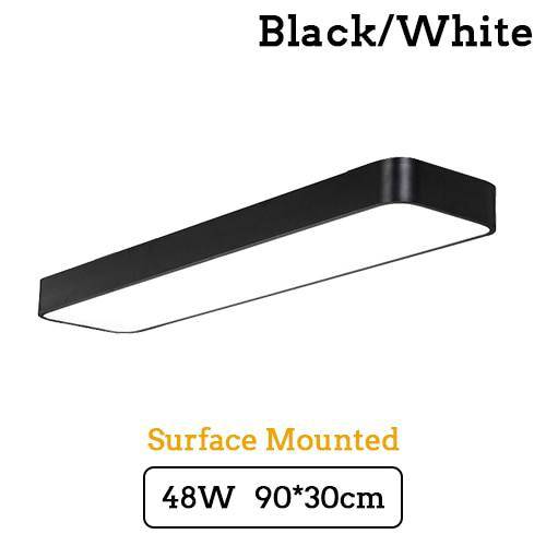 Plafonnier LED carré et bord arrondis Surface - vue 18 sur 24