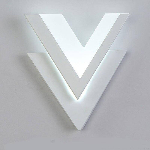 Applique murale LED en forme de V