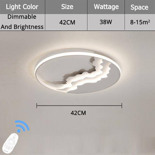 Plafonnier LED rond avec dessin Luminaria