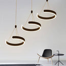 Suspension design LED cercle ouvert Hanging