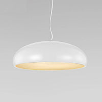 Suspension design moderne LED en aluminium bouel ovale