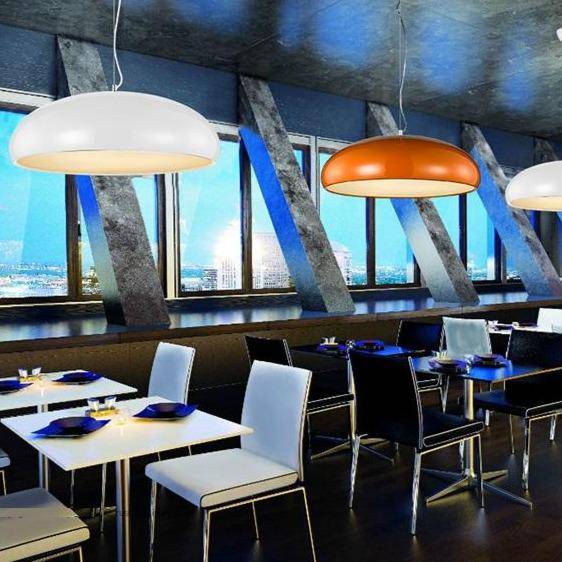 Suspension design moderne LED en aluminium bouel ovale - vue 4 sur 7