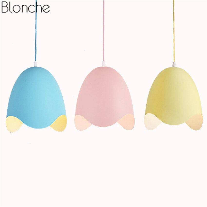 Suspension design LED oeuf ouvert Macaron - vue 4 sur 9
