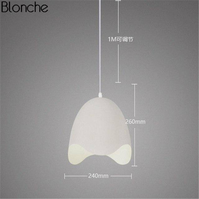 Suspension design LED oeuf ouvert Macaron - vue 8 sur 9