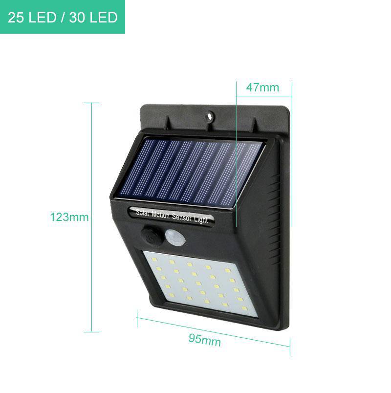 Applique extérieur LED solaire noir - vue 4 sur 4