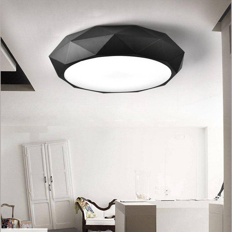 Plafonnier design LED géométrique diamant - vue 6 sur 6