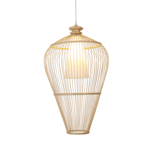 Suspension cage en bambou Simple