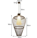 Suspension cage en bambou Simple