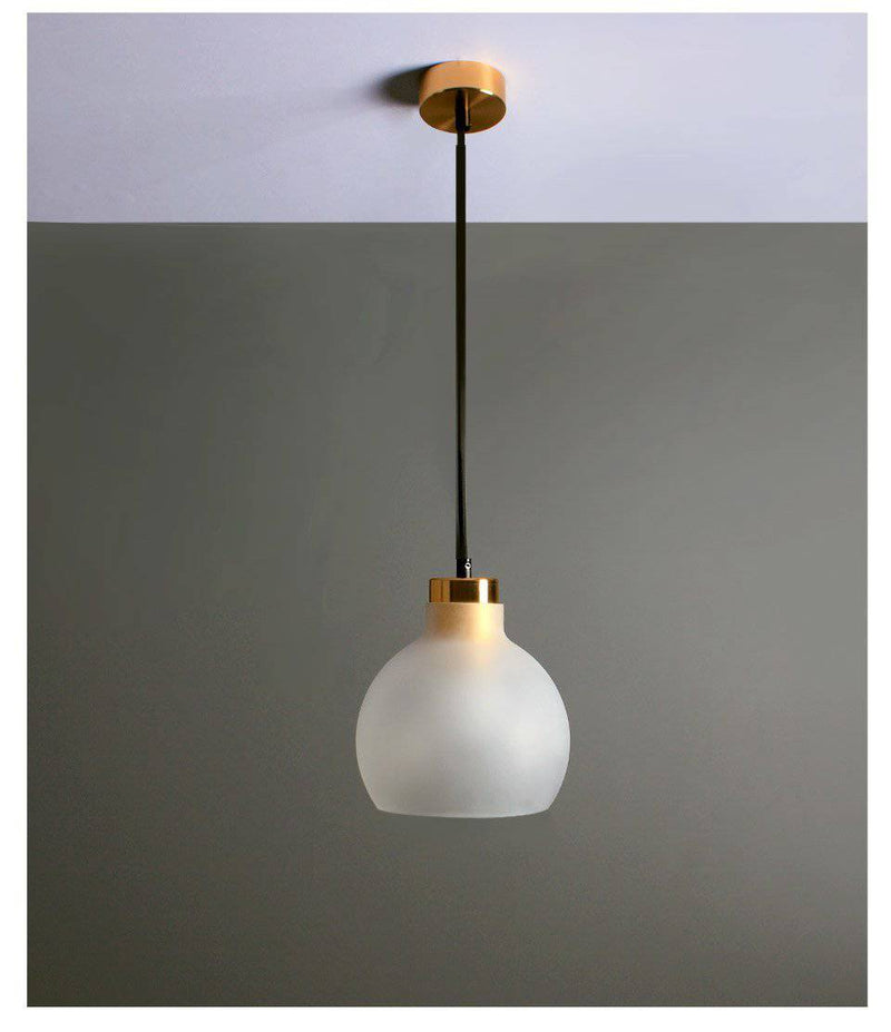 Suspension boule en verre à LED Lamp