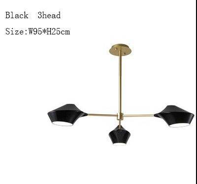Lustre design branches et lampes Creative - vue 14 sur 26