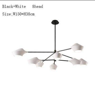 Lustre design branches et lampes Creative - vue 15 sur 26