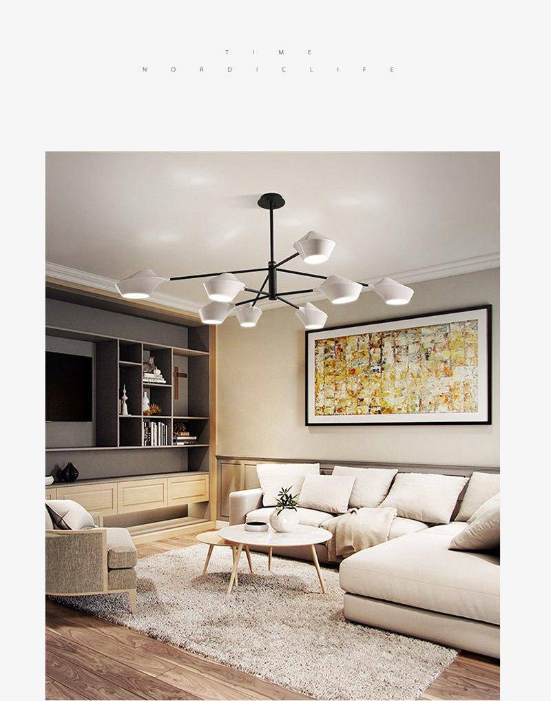 Lustre design branches et lampes Creative - vue 23 sur 26