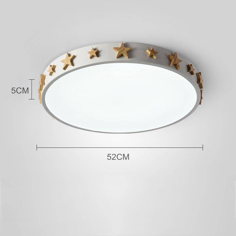 Plafonnier LED de couleurs avec étoiles dorées - vue 5 sur 6