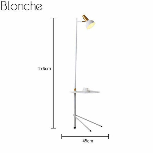 Lampadaire LED avec table ajustable Creative