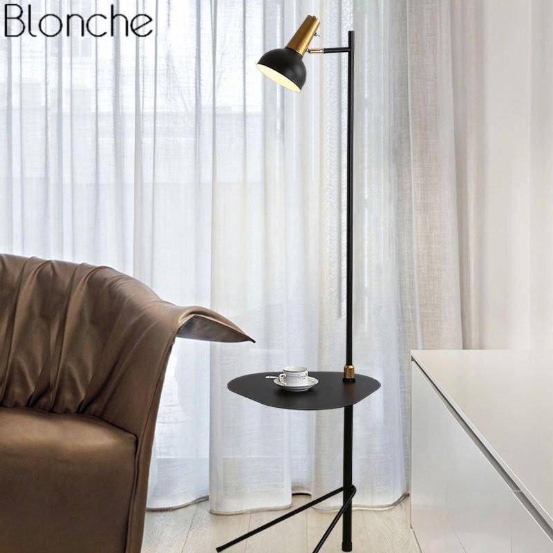 Lampadaire LED avec table ajustable Creative - vue 8 sur 10