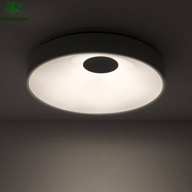 Plafonnier design LED rond et creux Concave - vue 8 sur 7