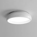 Plafonnier design arrondi blanc Study