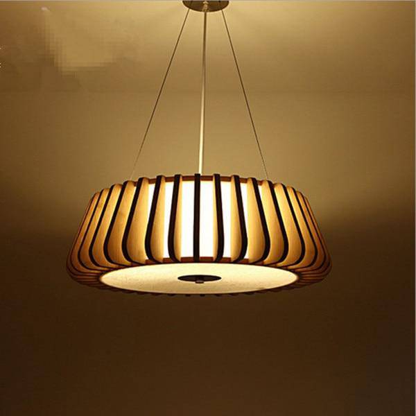 Lustre design en bambou Chandel - vue 3 sur 7