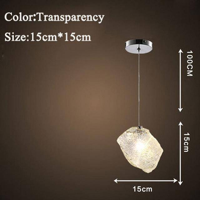 Suspension design en cristal Colorful - vue 7 sur 12