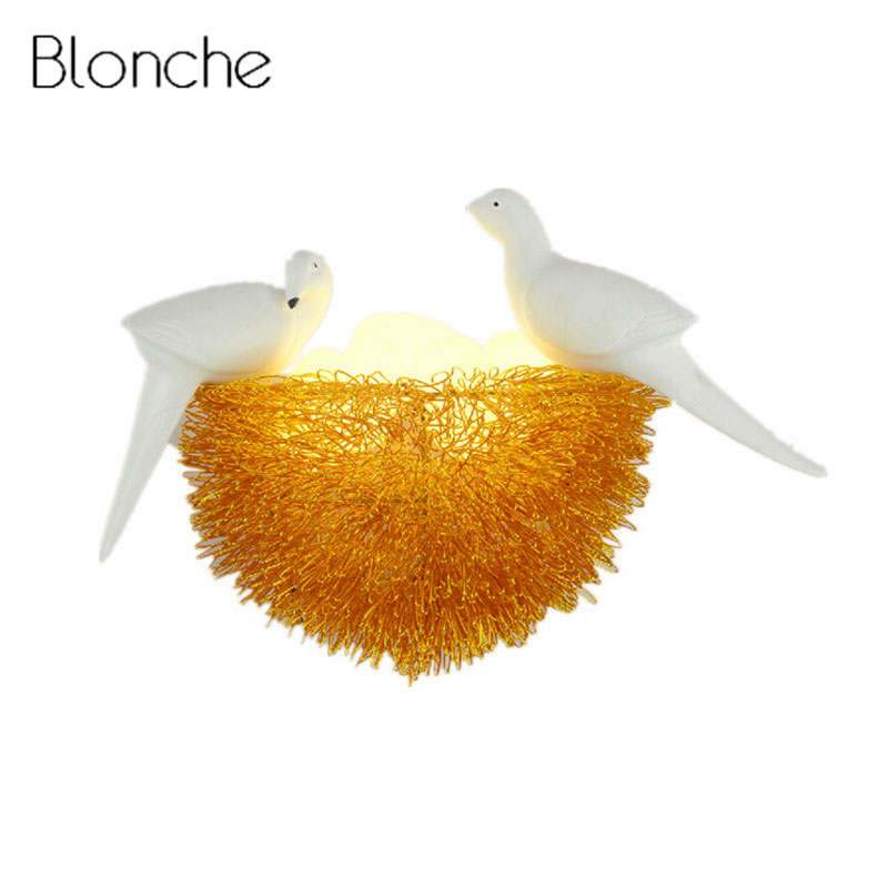 Applique LED en forme de nid d'oiseaux - vue 5 sur 8