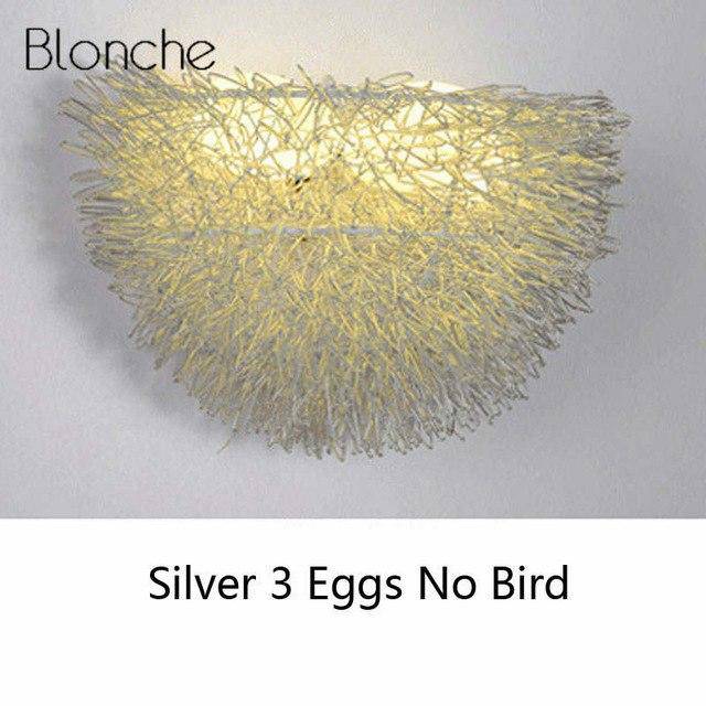 Applique LED en forme de nid d'oiseaux - vue 8 sur 8