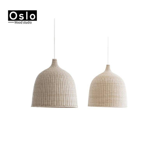 Suspension en tissu Rattan