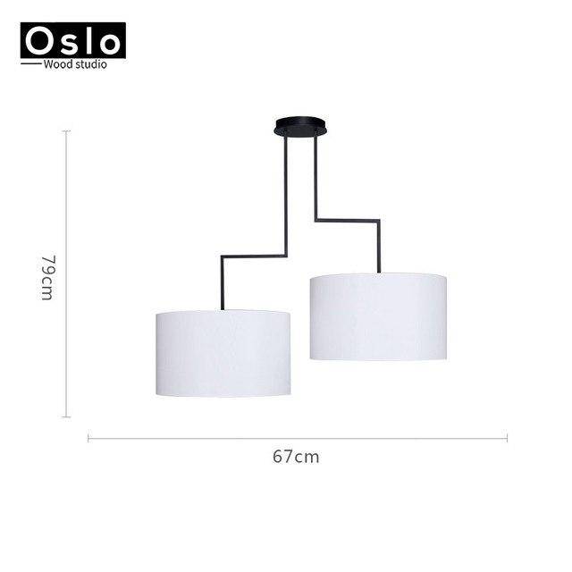 Lustre design LED avec abat-jours American