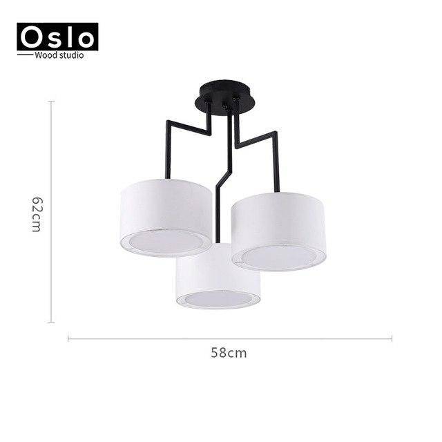 Lustre design LED avec abat-jours American