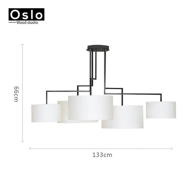 Lustre design LED avec abat-jours American
