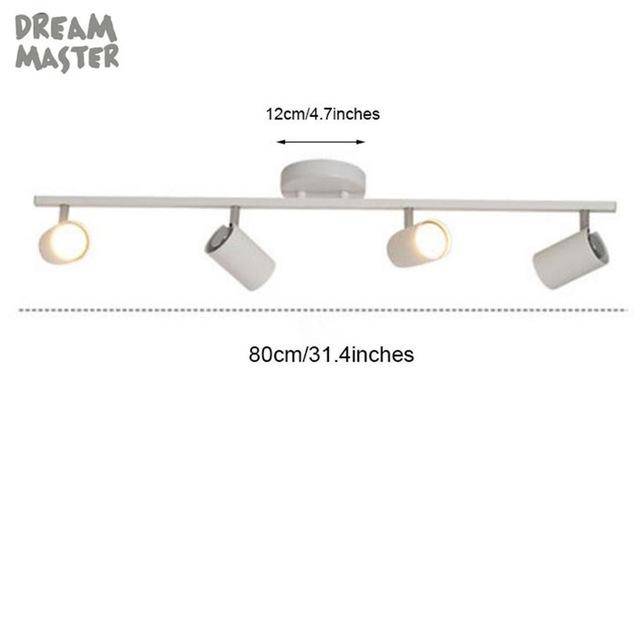 Barre spots LEDs ajustables moderne