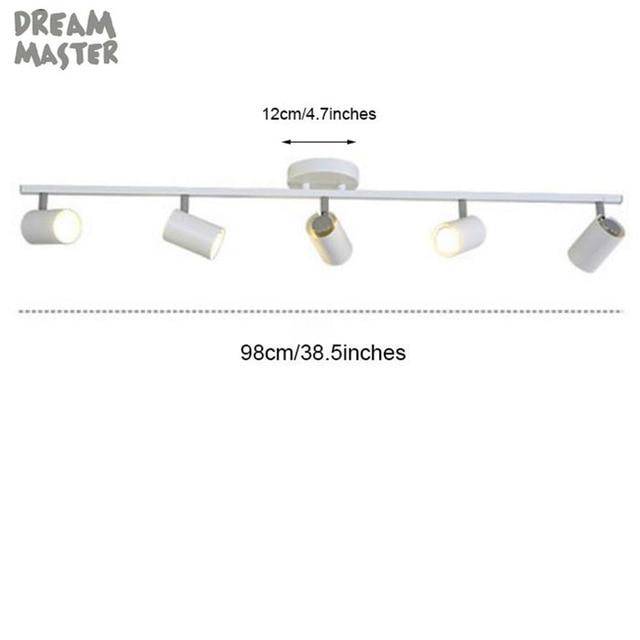Barre spots LEDs ajustables moderne