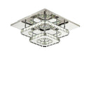 Plafonnier carré LED en cristal carré Hallway