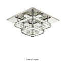 Plafonnier carré LED en cristal carré Hallway